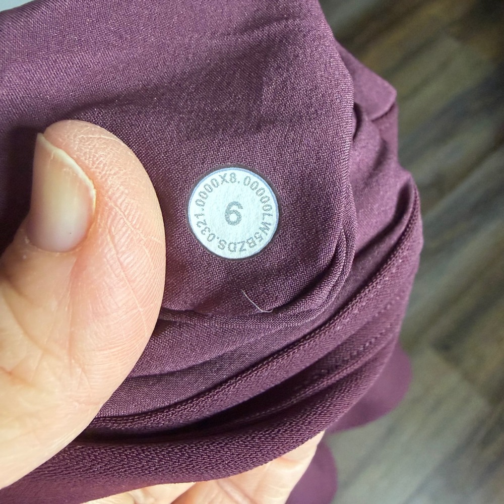 Lululemon On the Fly Jogger 28 Cassis Burgundy LW5BZDS Women Size 6 New Athletic - Picture 13 of 13